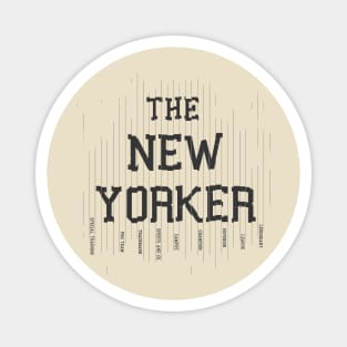 new yorker Magnet